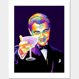 Leonardo Dicaprio Drinking Meme Wpap Pop Art Posters and Art